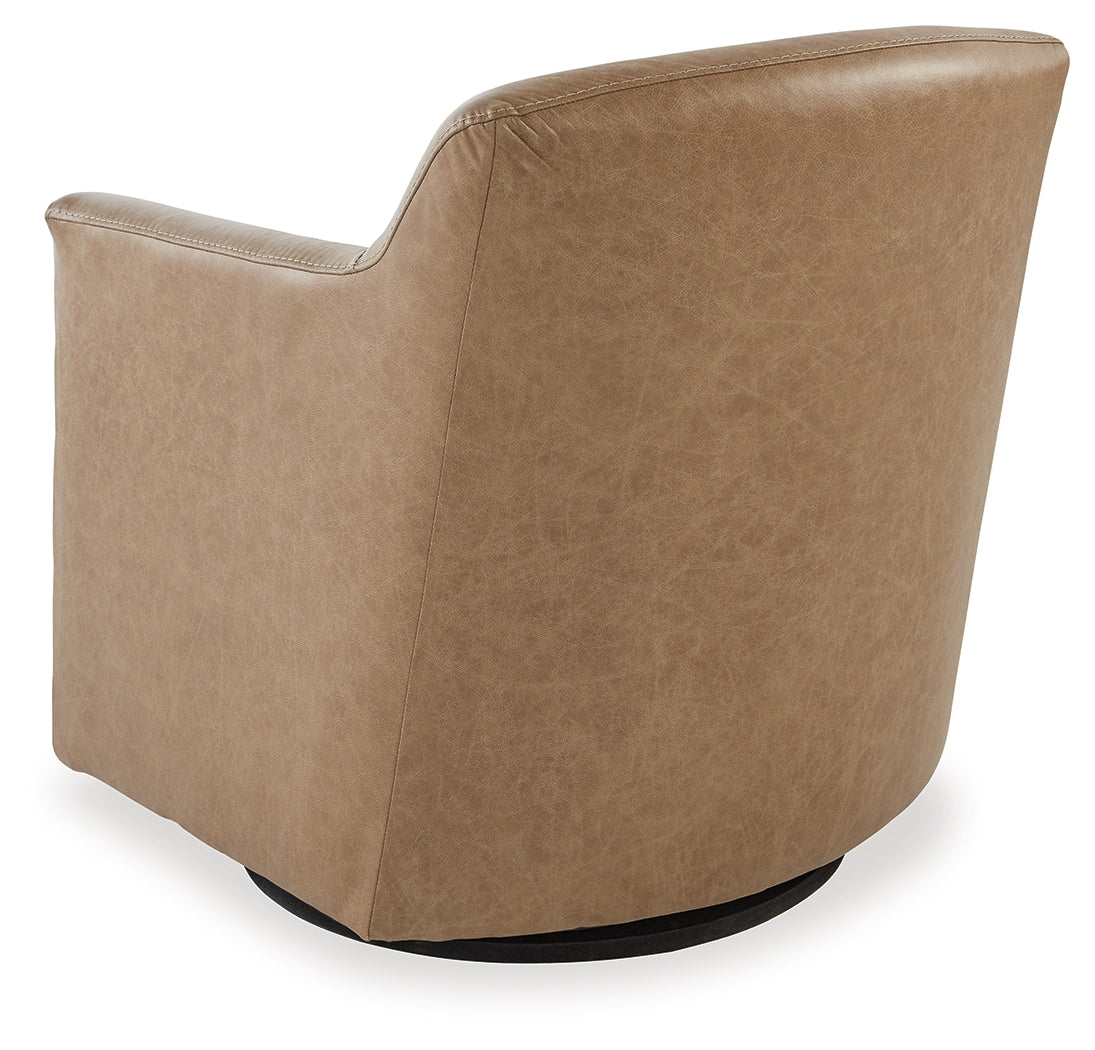 Bradney Tumbleweed Swivel Accent Chair from Ashley - Luna Furniture