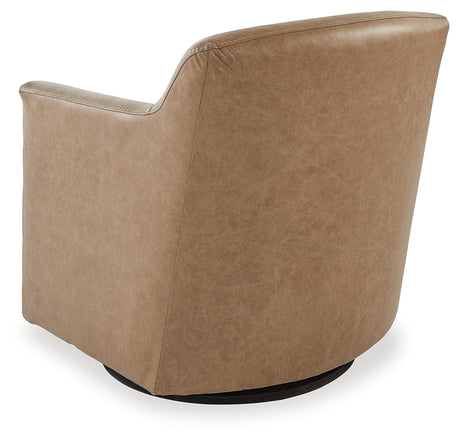 Bradney Tumbleweed Swivel Accent Chair from Ashley - Luna Furniture