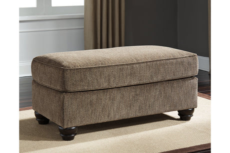 Braemar Brown Ottoman from Ashley - Luna Furniture