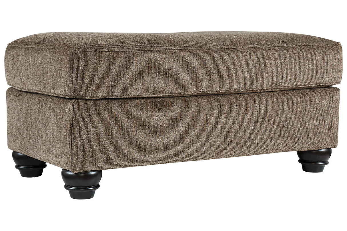 Braemar Brown Ottoman from Ashley - Luna Furniture