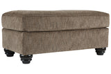 Braemar Brown Ottoman from Ashley - Luna Furniture