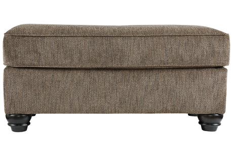 Braemar Brown Ottoman from Ashley - Luna Furniture