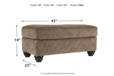 Braemar Brown Ottoman from Ashley - Luna Furniture