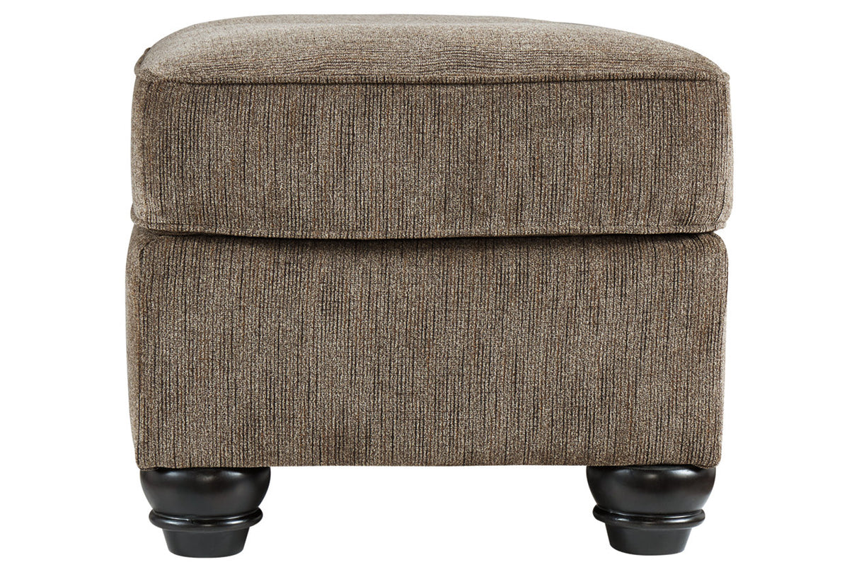 Braemar Brown Ottoman from Ashley - Luna Furniture