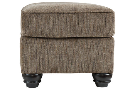 Braemar Brown Ottoman from Ashley - Luna Furniture