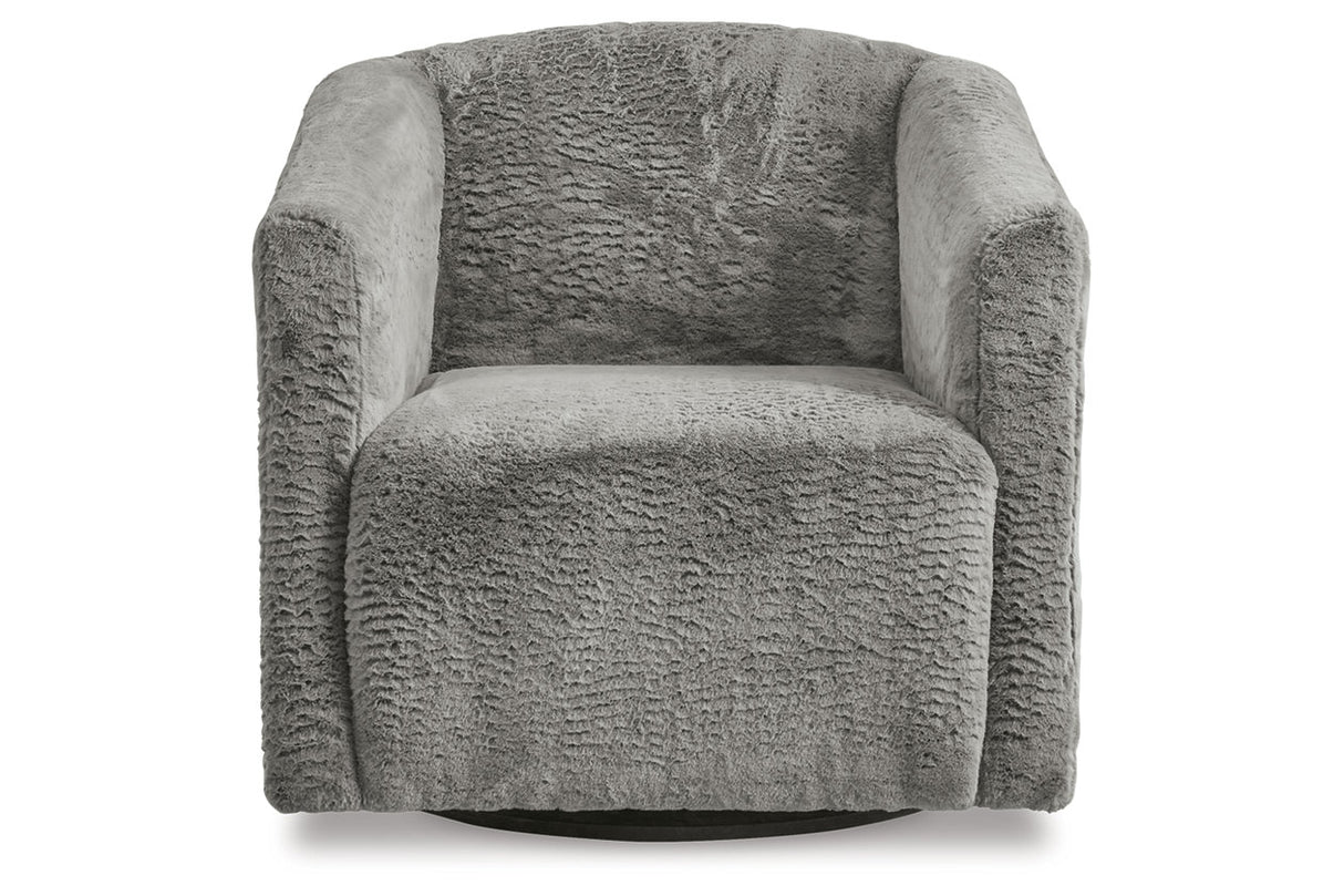 Bramner Charcoal Accent Chair from Ashley - Luna Furniture