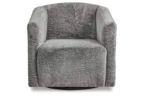 Bramner Charcoal Accent Chair from Ashley - Luna Furniture