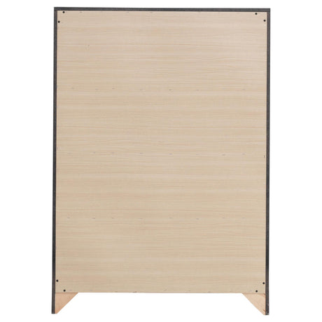 Brantford Barrel Oak 4-Drawer Chest from Coaster - Luna Furniture