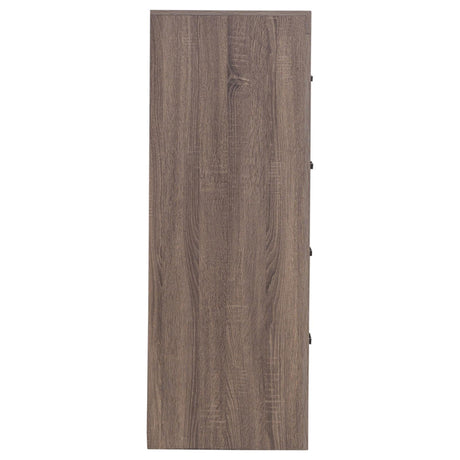 Brantford Barrel Oak 4-Drawer Chest from Coaster - Luna Furniture