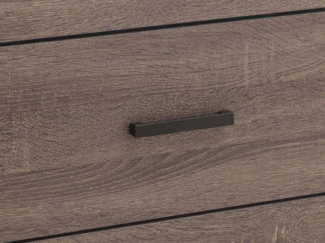 Brantford Barrel Oak 6-Drawer Dresser with Mirror from Coaster - Luna Furniture