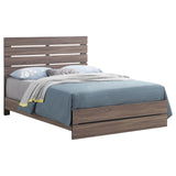 Brantford Barrel Oak Queen Panel Bed from Coaster - Luna Furniture
