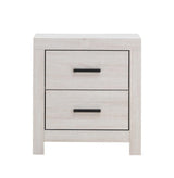 Brantford Coastal White 2-Drawer Nightstand from Coaster - Luna Furniture