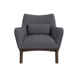 Brayden Sea Side Grey Linen Armchair from Ashcroft Furniture - Luna Furniture