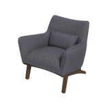 Brayden Sea Side Grey Linen Armchair from Ashcroft Furniture - Luna Furniture