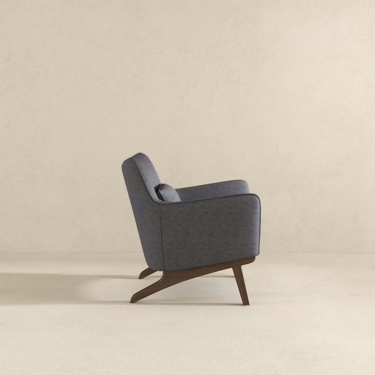 Brayden Sea Side Grey Linen Armchair from Ashcroft Furniture - Luna Furniture