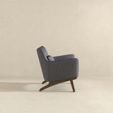 Brayden Sea Side Grey Linen Armchair from Ashcroft Furniture - Luna Furniture