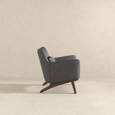 Brayden Sea Side Grey Linen Armchair from Midinmod - Luna Furniture