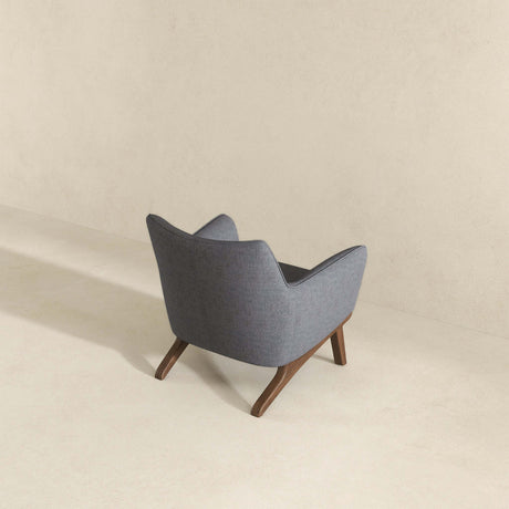 Brayden Sea Side Grey Linen Armchair from Midinmod - Luna Furniture