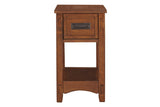 Breegin Brown Chairside End Table from Ashley - Luna Furniture