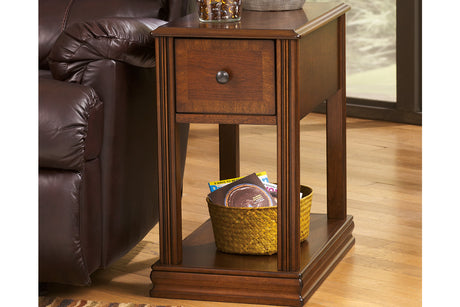Breegin Brown Chairside End Table from Ashley - Luna Furniture