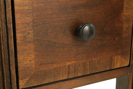 Breegin Brown Chairside End Table from Ashley - Luna Furniture