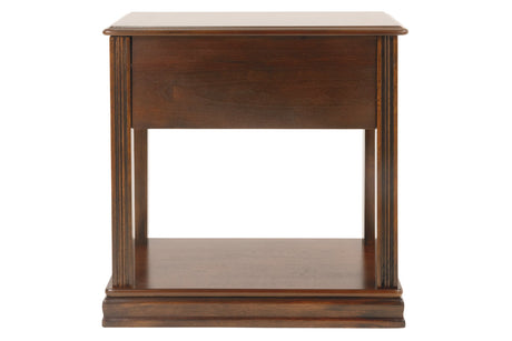 Breegin Brown Chairside End Table from Ashley - Luna Furniture