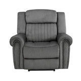 Brennen Charcoal Power Reclining Chair from Homelegance - Luna Furniture