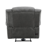 Brennen Charcoal Power Reclining Chair from Homelegance - Luna Furniture