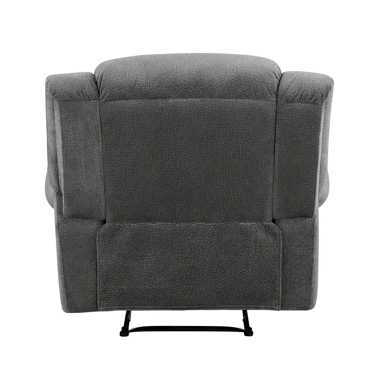 Brennen Charcoal Reclining Chair from Homelegance - Luna Furniture