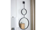 Brewer Black Accent Mirror from Ashley - Luna Furniture