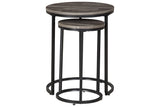 Briarsboro Black/Gray Accent Table from Ashley - Luna Furniture