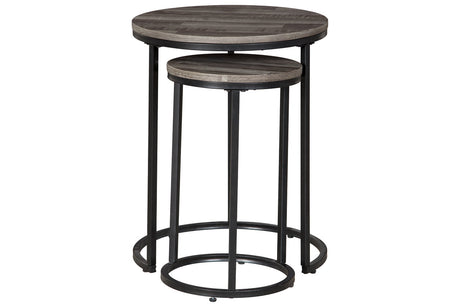 Briarsboro Black/Gray Accent Table from Ashley - Luna Furniture
