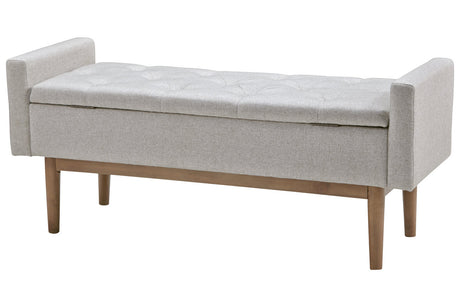 Briarson Beige/Brown Storage Bench from Ashley - Luna Furniture