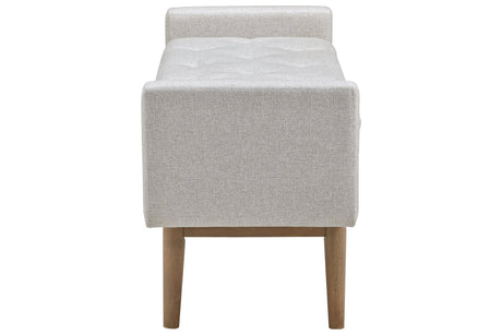 Briarson Beige/Brown Storage Bench from Ashley - Luna Furniture