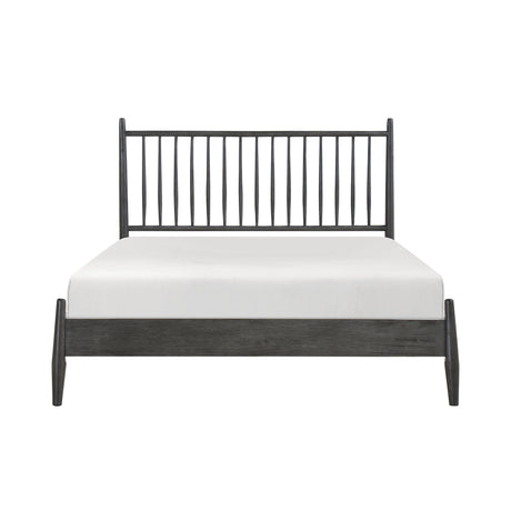 Brickell Gray Full Platform Bed from Homelegance - Luna Furniture
