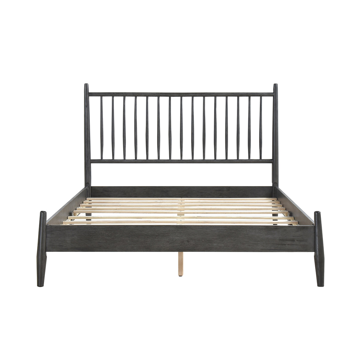 Brickell Gray Full Platform Bed from Homelegance - Luna Furniture