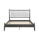 Brickell Gray Full Platform Bed from Homelegance - Luna Furniture