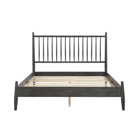 Brickell Gray Full Platform Bed from Homelegance - Luna Furniture