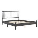 Brickell Gray Full Platform Bed from Homelegance - Luna Furniture