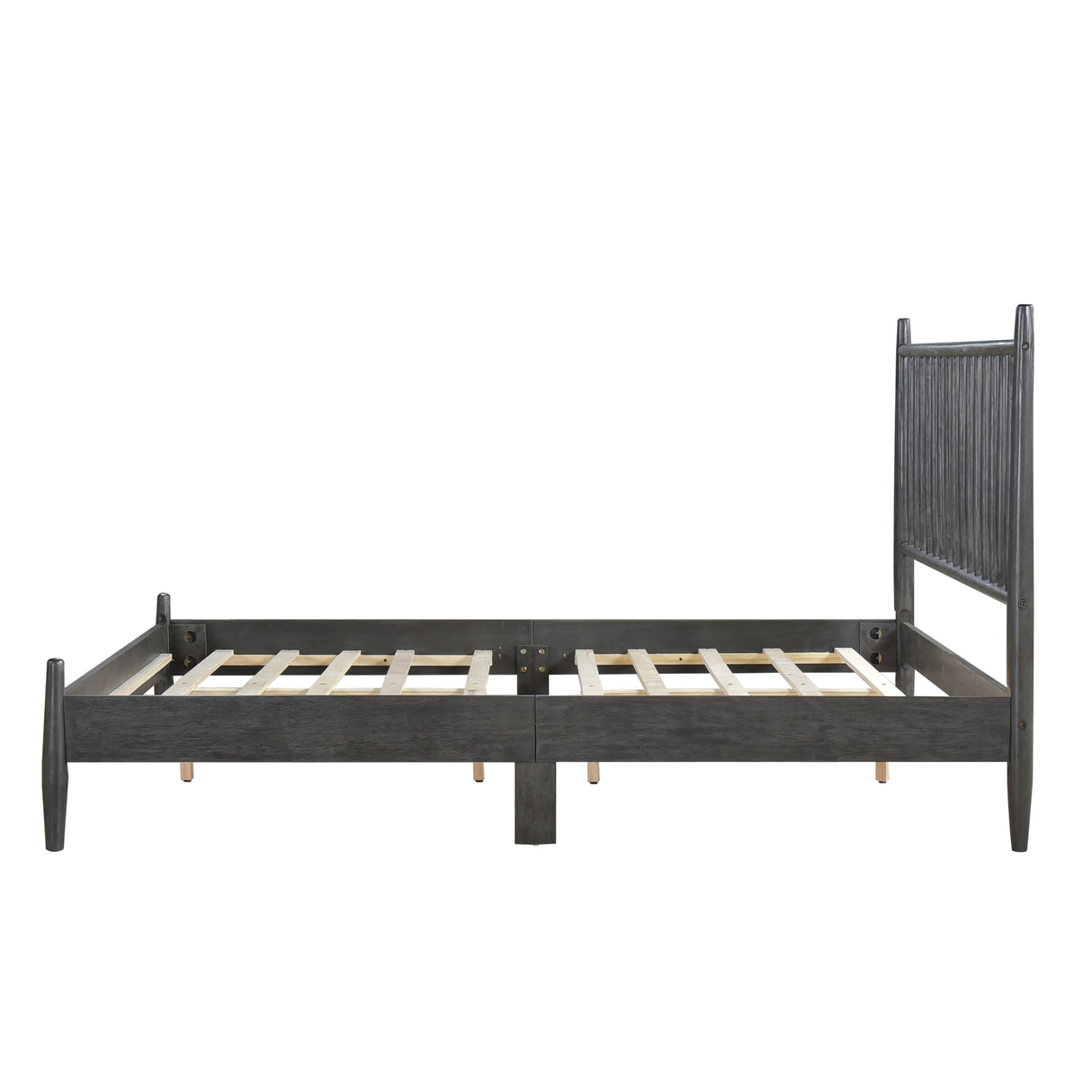 Brickell Gray Full Platform Bed from Homelegance - Luna Furniture