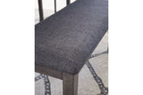 Bridson Gray Dining Table and Chairs with Bench from Ashley - Luna Furniture