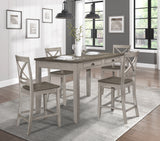 Brightleaf Brown/Light Gray 60" Counter Height Table from Homelegance - Luna Furniture