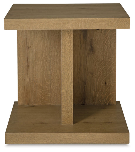 Brinstead Light Brown Chairside End Table from Ashley - Luna Furniture