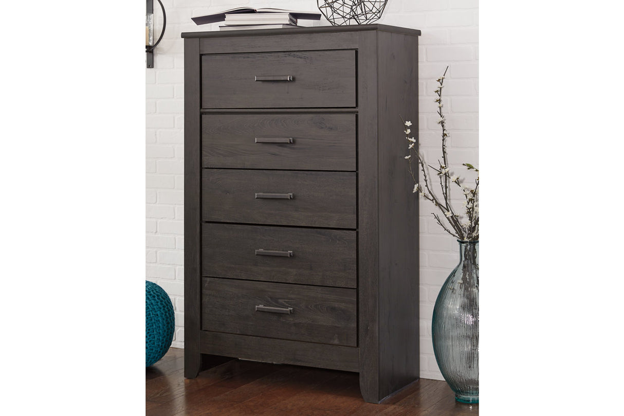 Brinxton Charcoal Chest of Drawers from Ashley - Luna Furniture