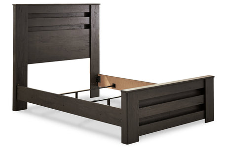 Brinxton Charcoal Full Panel Bed from Ashley - Luna Furniture
