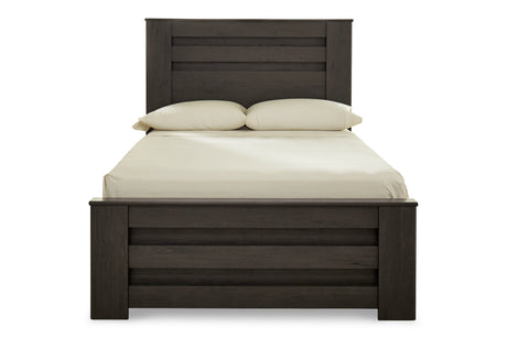 Brinxton Charcoal Full Panel Bed from Ashley - Luna Furniture