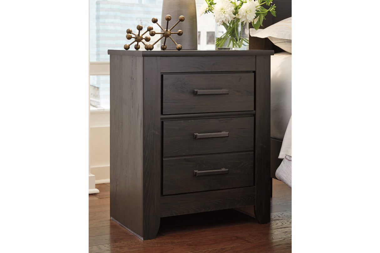 Brinxton Charcoal Nightstand from Ashley - Luna Furniture