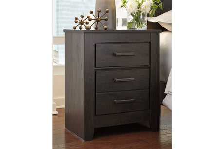 Brinxton Charcoal Nightstand from Ashley - Luna Furniture