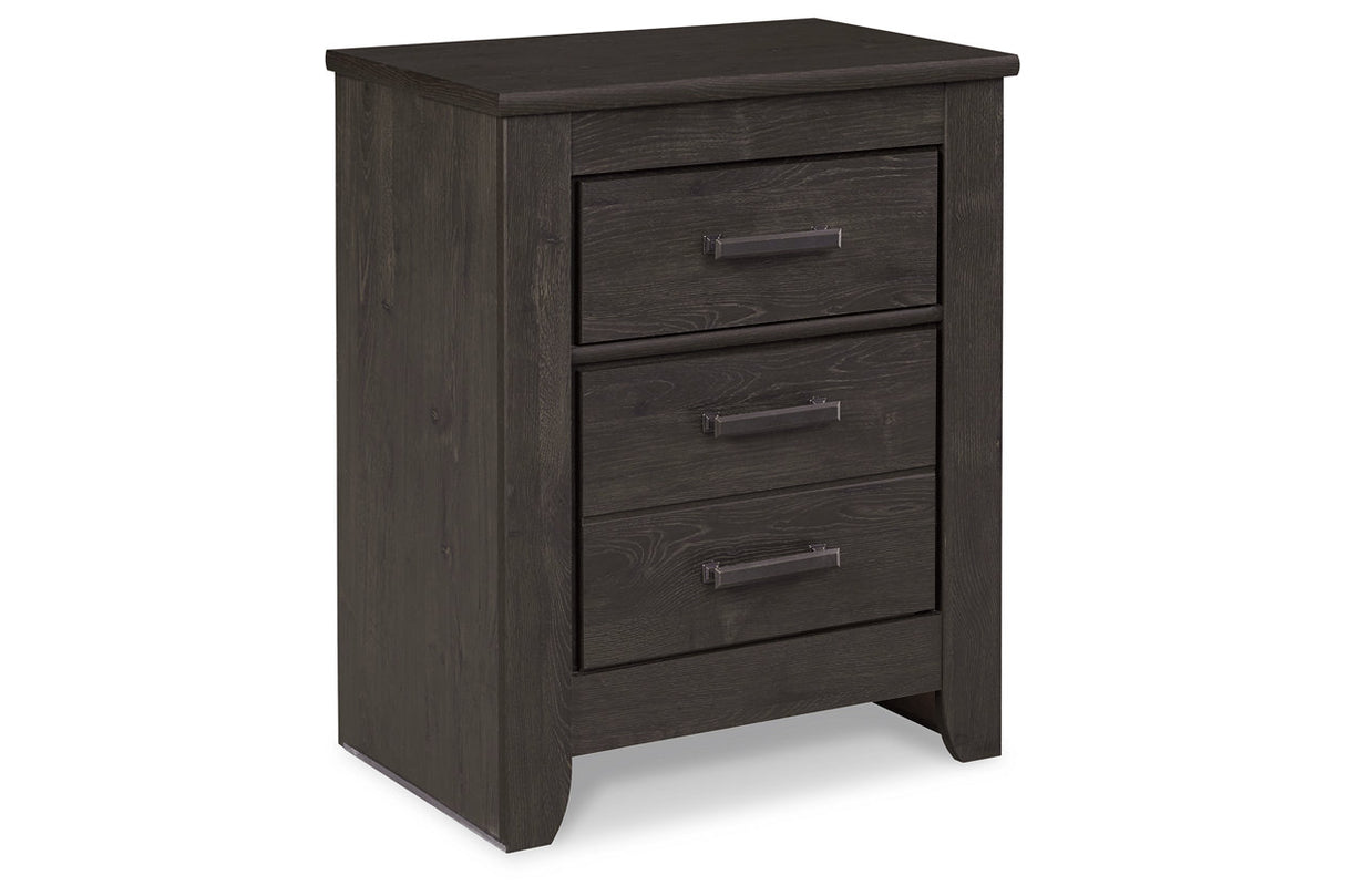 Brinxton Charcoal Nightstand from Ashley - Luna Furniture