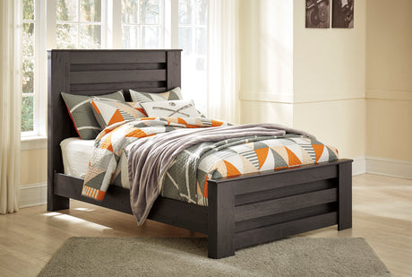 Brinxton Charcoal Youth Panel Bedroom Set from Ashley - Luna Furniture